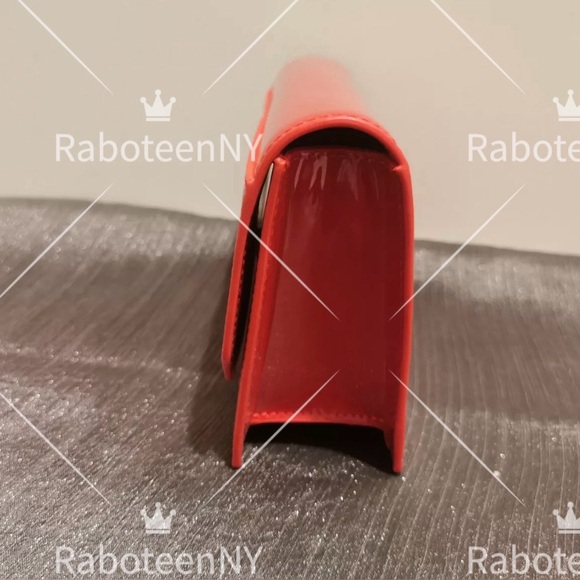 Christian Louboutin Red Clutch/Cosmetic Pouch Bag - Picture 3 of 7